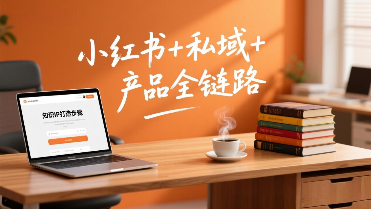 个人IP系统变现课2026，小红书+私域+产品全链路，手把手教你打造年入百万的知识IP-优优云网创