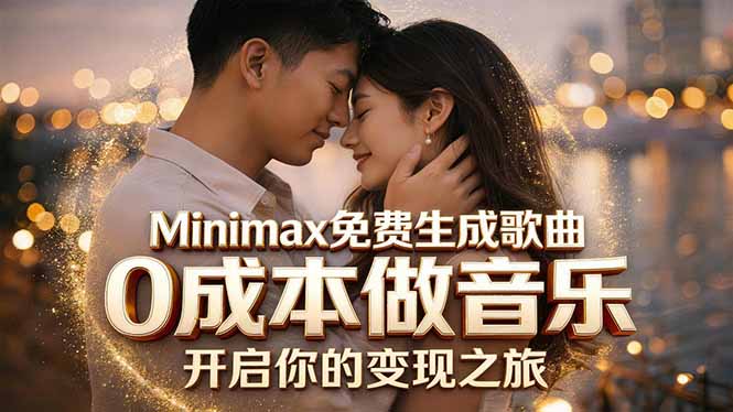 Minimax免费生成歌曲实测！0成本做音乐，说唱流行Lofi一键生成-优优云网创