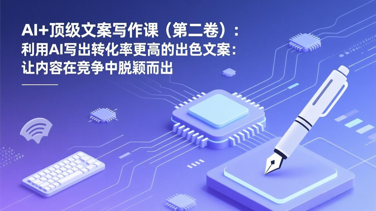 AI+顶级文案写作课(第二卷-优优云网创