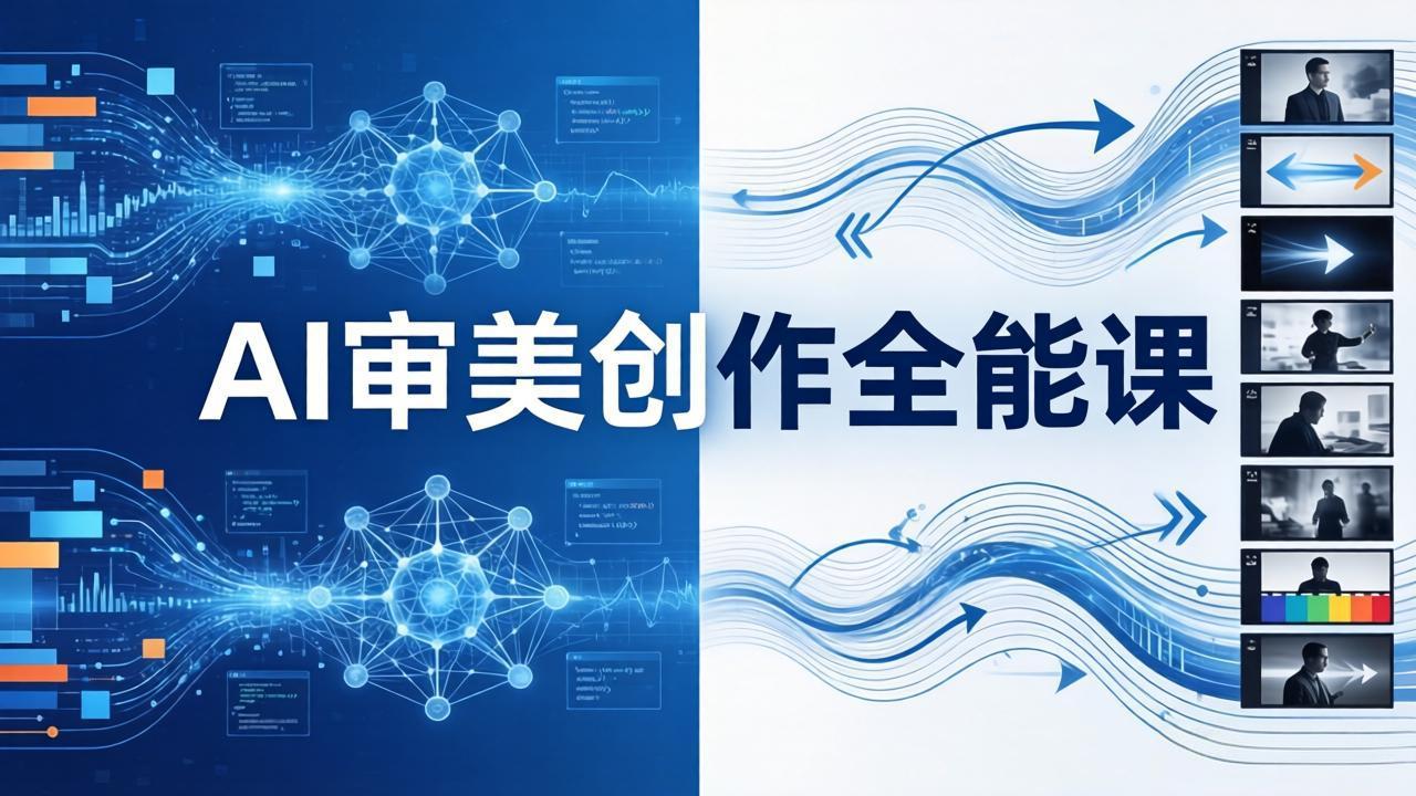 AI审美创作全能课:MJ+Seedance+模型训练+影视分镜+编剧,一站式掌握AI艺术创作-优优云网创