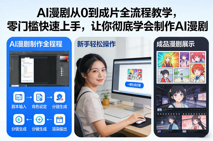 AI漫剧从0到成片全流程教学,零门槛快速上手,让你彻底学会制作AI漫剧【保姆级教程】-优优云网创