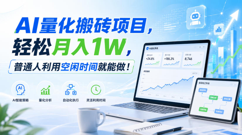 利用AI实现自动量化搬砖,月入万元,任何人都可以做!-思丰网赚