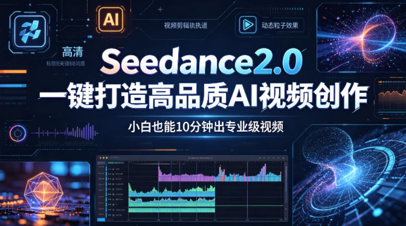 Seedance2.0一键打造高品质AI视频创作，小白也能10分钟出专业级视频
