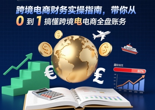 跨境电商财务实操指南,带你从0到1搞懂跨境电商全盘账务-优优云网创