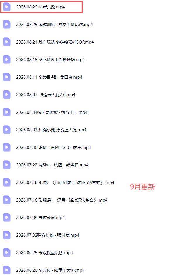 （20158期）拼多多实战特训营(更新26年0831)：不管是新手入门或老商家冲量，都有实操方法，跟着学，少走弯路-思丰网赚