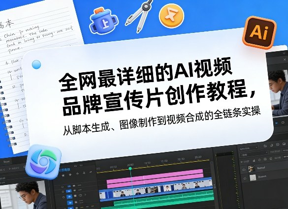 全网最详细的AI视频品牌宣传片创作教程,从脚本生成、图像制作到视频合成的全链条实操-优优云网创
