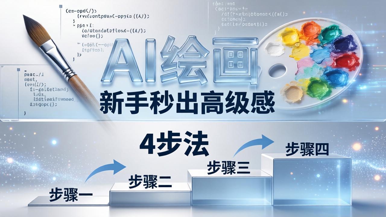 AI绘画入门别再硬磕了!即梦4步法:万能提示词公式+BRTR框架,新手秒出高级感-优优云网创
