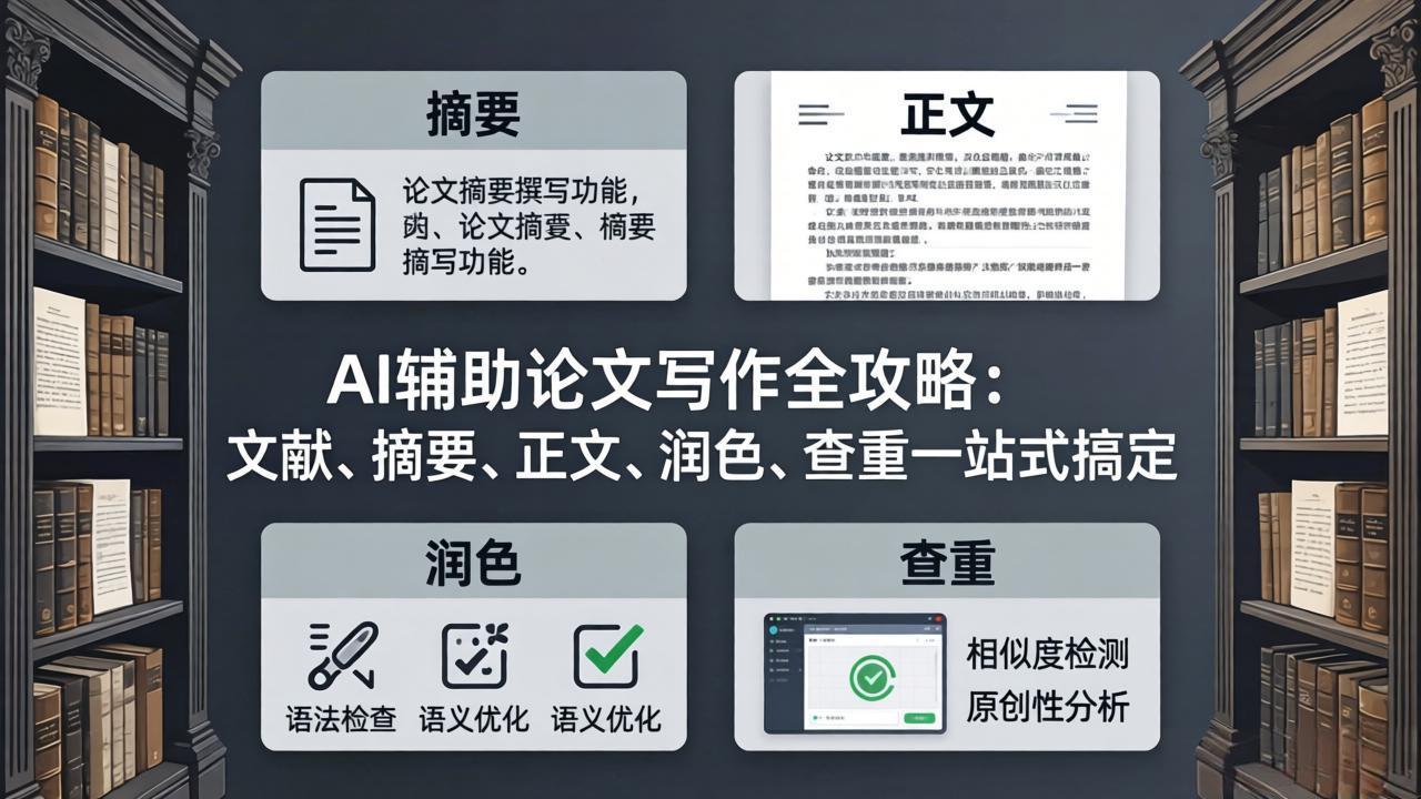 AI辅助论文写作全攻略:文献、摘要、正文、润色、查重一站式搞定-优优云网创