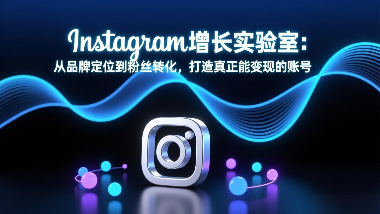 Instagram增长实验室：从品牌定位到粉丝转化，打造真正能变现的账号-优优云网创
