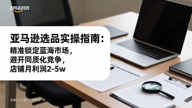 亚马逊选品实操指南:精准锁定蓝海市场,避开同质化竞争,店铺月利润2-5w-优优云网创
