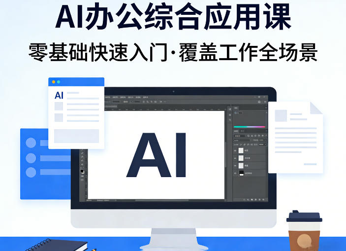 AI办公综合应用课,零基础快速入门,覆盖了工作中各种应用场景-优优云网创
