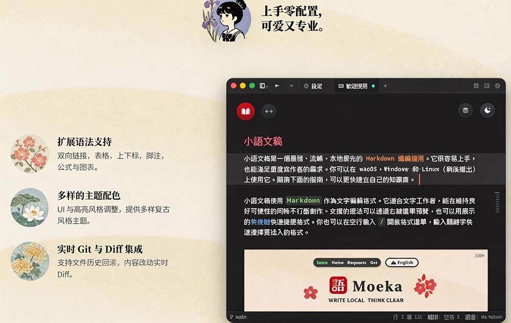 （20128期）让人眼前一亮的国产 Markdown 编辑器！本地离线高性能知识记录工具，免费免登录使用 小语文稿-思丰网赚