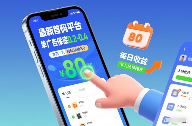 最新首码平台,单广告保底0.2-0.4,单机一天轻松撸80,早入场早賺米【揭秘】-优优云网创