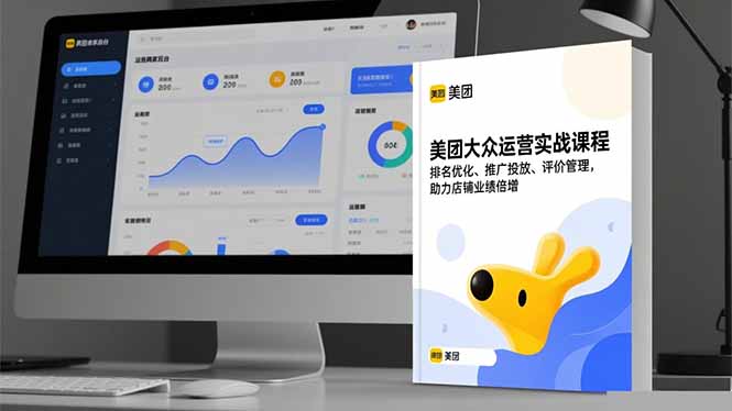 美团大众运营实战课程,排名优化、推广投放、评价管理,助力店铺业绩倍增-优优云网创