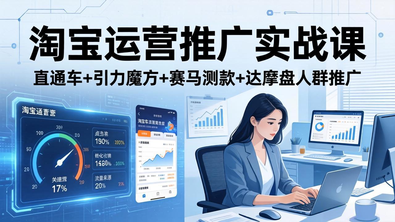 淘宝运营推广实战课(更新26年4月-优优云网创