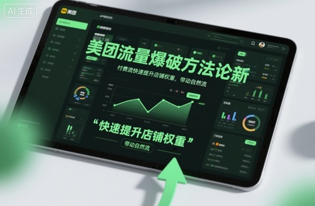 美团流量爆破方法论,付费流快速提升店铺权重,带动自然流-优优云网创